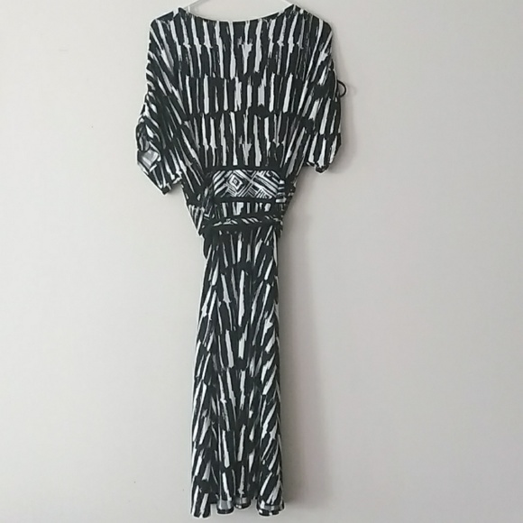 Morgan Mcfeeters Sz 14W Black & White Dress - Picture 2 of 5